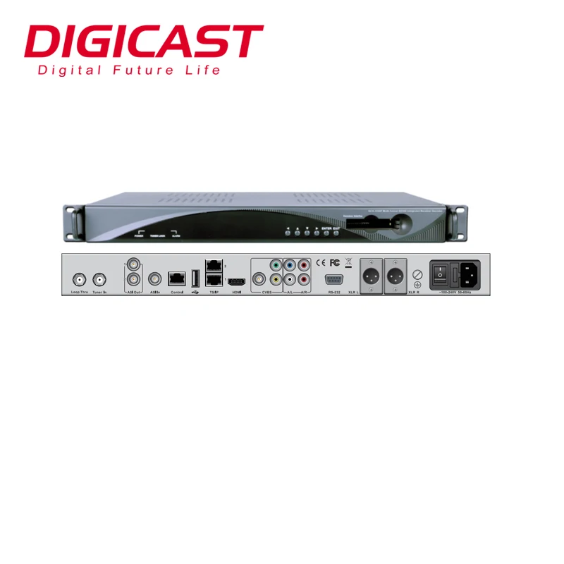 Digital DVB-S2 Professional IRD integrates broadcast level Receiver decoder