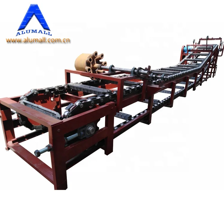 Waste scrap aluminum melting furnace automatic ingot conveyor continuous aluminum ingot production line casting machine