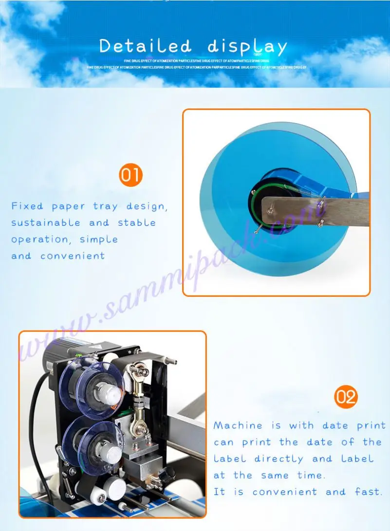 Высокое качество MT-50D Полуавтоматическая круглая бутылка/кувшин этикеточная машина с горячий штамп кодер интернет-телевидение