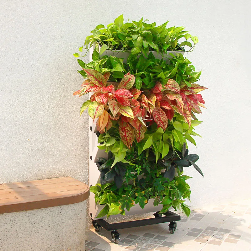 GreenSun 2021 hot sale hydrofalls self watering planter green wall system green wall