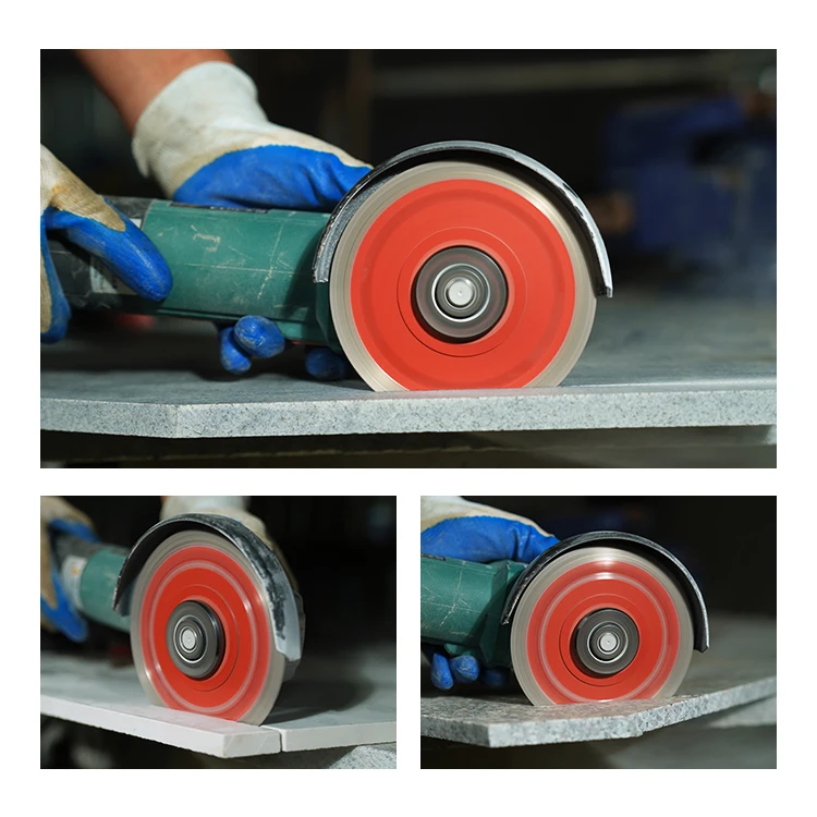 DEYI OEM High Quality Steel Diamond Saw Blade Disk 105mm 115mm 125mm Mesh Thin Turbo Cutting Saw Blade Porcelain Tile Cutting