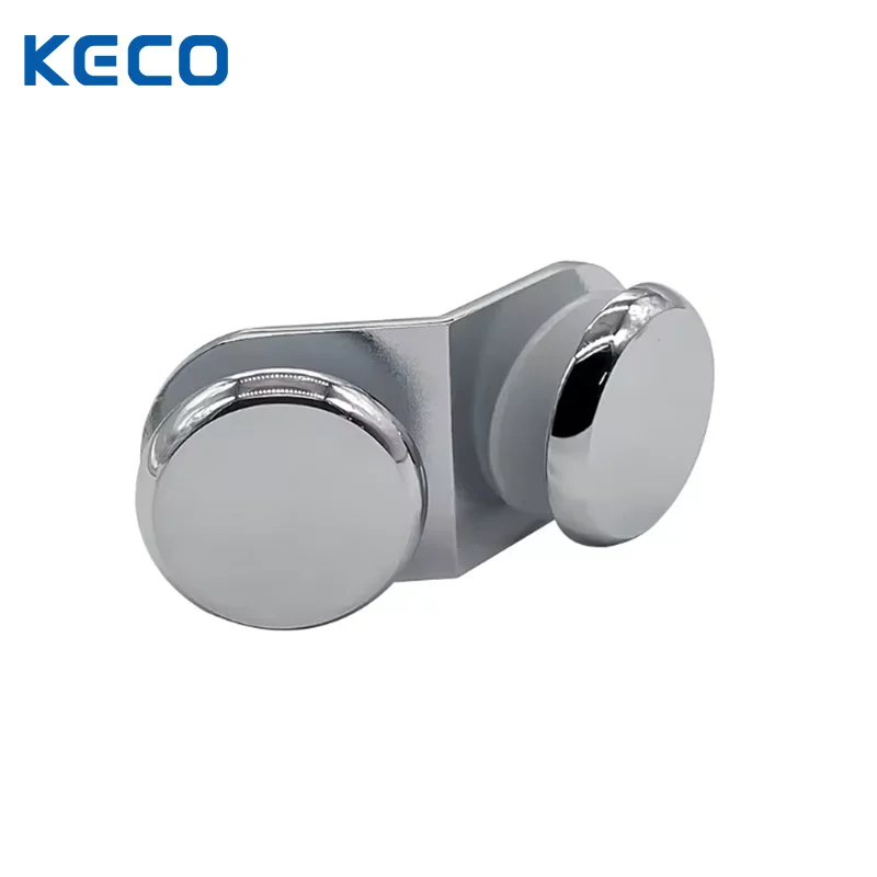 Rounded Corner Shower Room Partition Code Glass Double-Sided Connector 135 Degree Glass To Glass Clamp