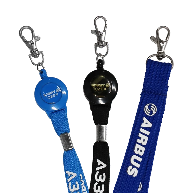 Printed or Pattern Personalized College Polyester Multicolour Lanyard Neck Strap For ID Badge Holder With Metal Clip From China