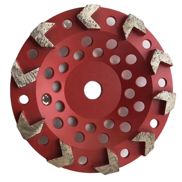 7 Inch 180mm Angle Grinder Arrow Segment Diamond Stone Concrete Cup Grinding Wheels