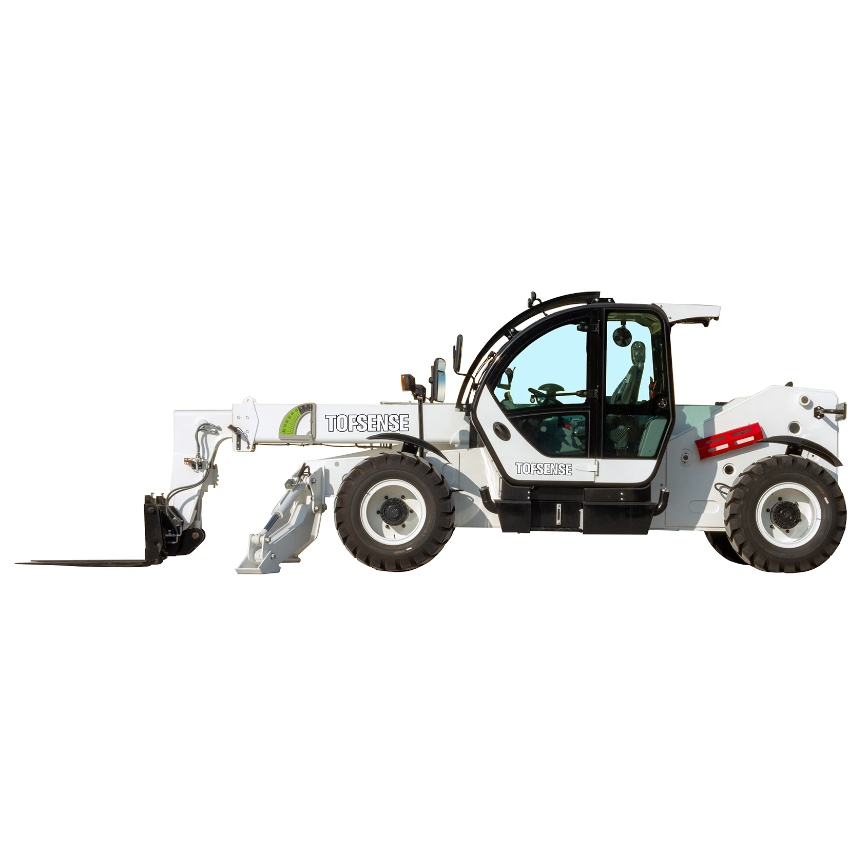 Versatility Hydraulic Semi-Automatic Forklift Fork Load Unload Car 3.5ton Telehandler