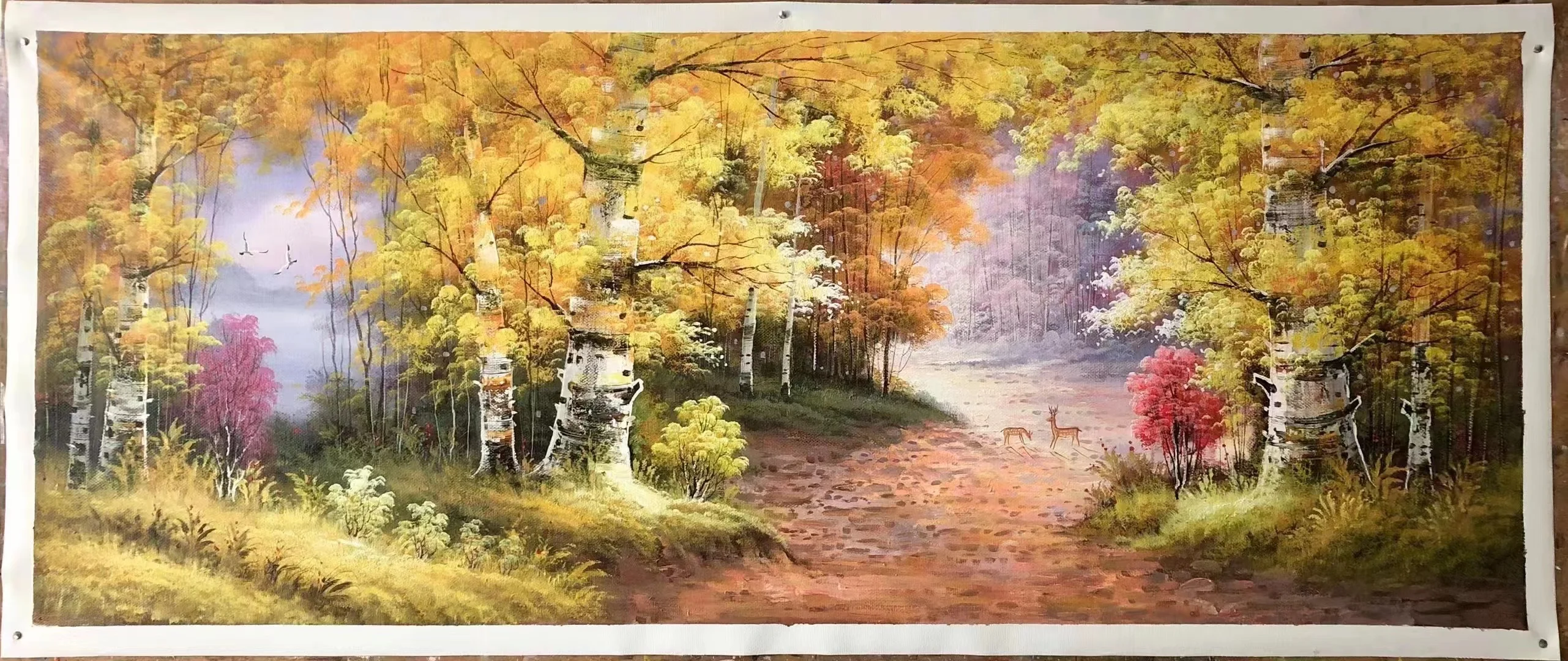 Handpainted Custom Animal Portrait Oil Painting On Canvas landscapes Home Decor