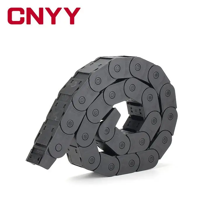 
energy flexible guide plastic cable chain Nylon Cable Carrier / Energy Cable Drag Chain For Cnc Machine Tools semi-open flexible 