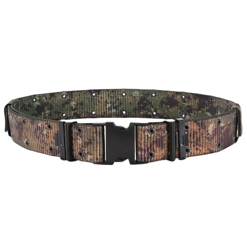 NEW Camouflage Sturdy Duty Instrutor Custom Logo Tactical Riggers Belt Designer Nylon Fabric Men Belt For Adventure
