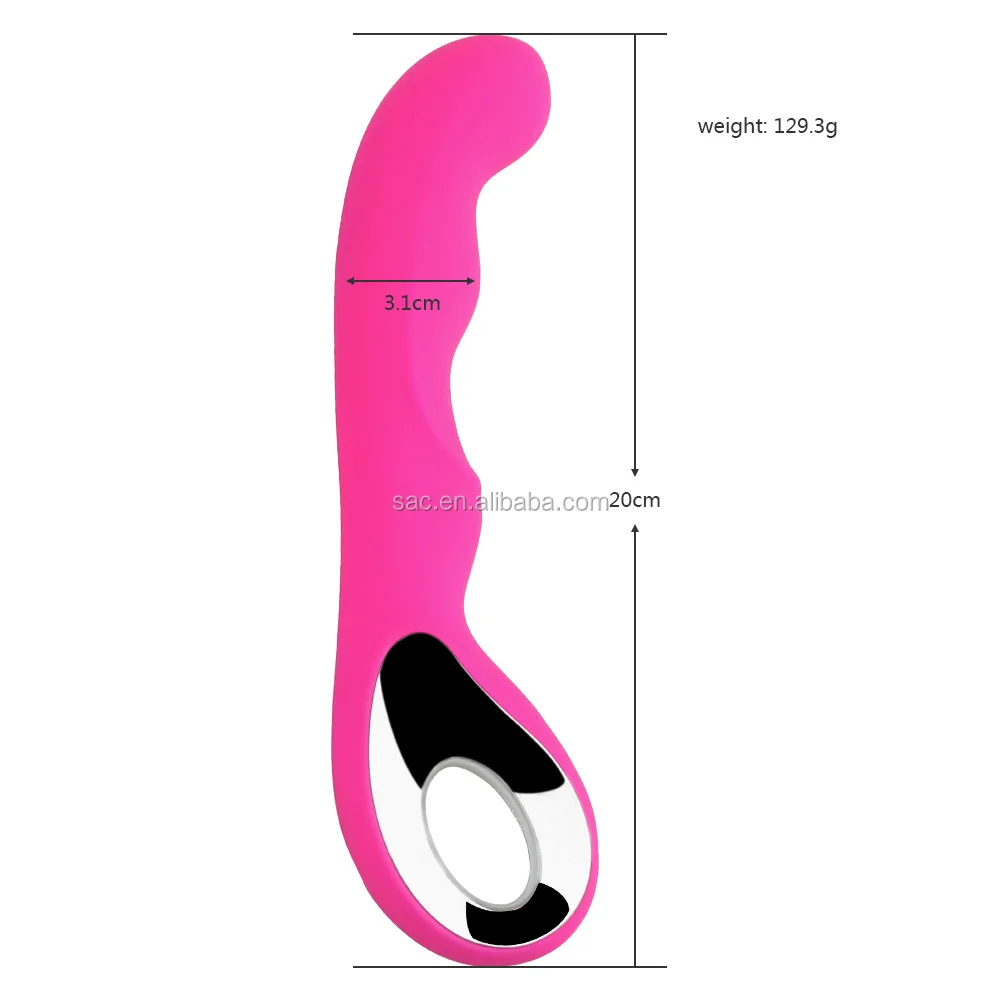 SacKnove Hot USB 10 Speed Silicone Dual Vagina Stimulation Adult AV Wand Massager Couples Sex Vibrator Women Toys