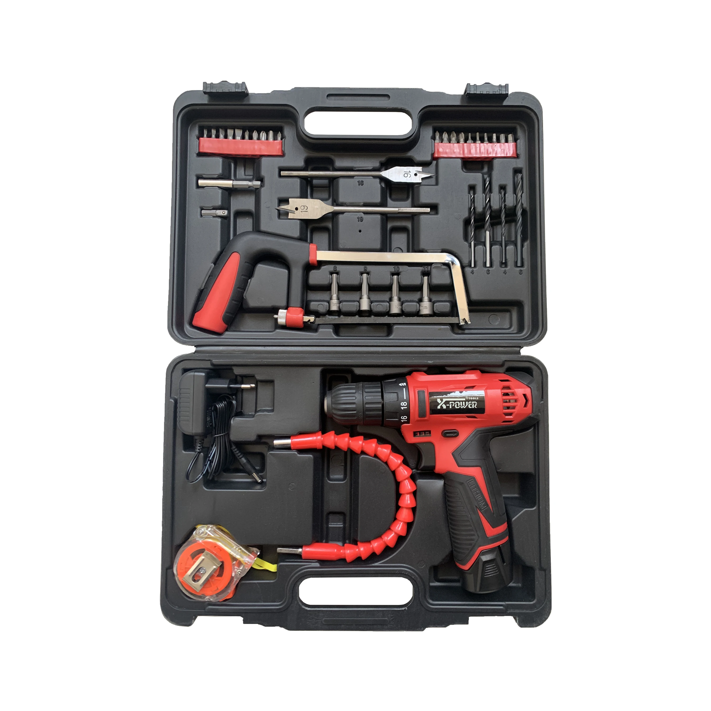 KCD322-C35B 12v lithium battery power cordless drill with BMC package 35pcs parts high quality manufacturer electric tool set
