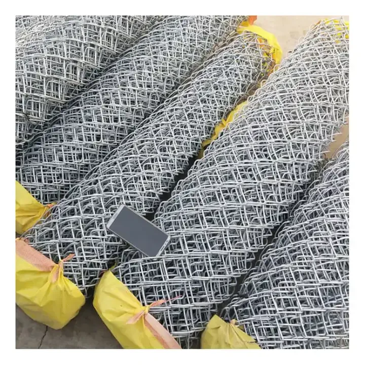 Hot-selling chain link fence PVC coated galvanized chain-link fence  anti-rust chain link fence