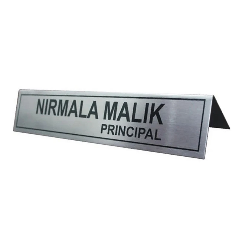 metal lawyer name table nameplate