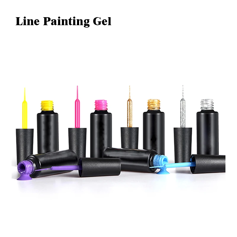 RONIKI new arrival design colors painting stripping pen nail art uv liner gel polish