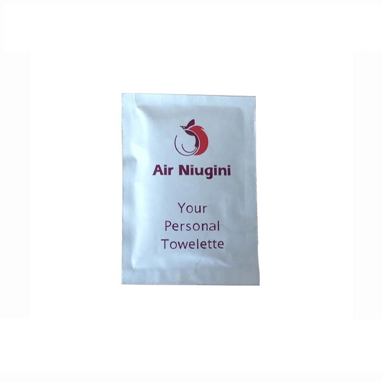 Individual Wrapped Refreshing Wet Cleaning Tissue Wipes for Restaurants