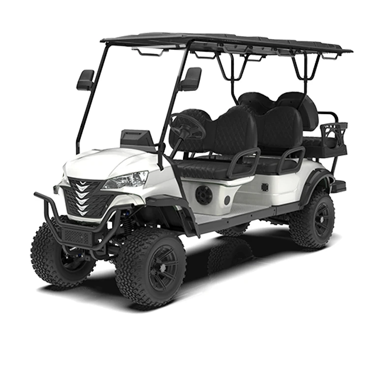 Hot Sale E Golf Cart Electric Ac Machine 4+2 Seater Electric Golf Cart for Scenic Spot