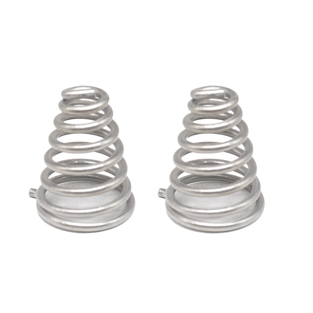 Customized High-quality Small Stainless Steel Conical Springs High Quality Zinc Plated Springs For Battery Electronic Toy Sofa