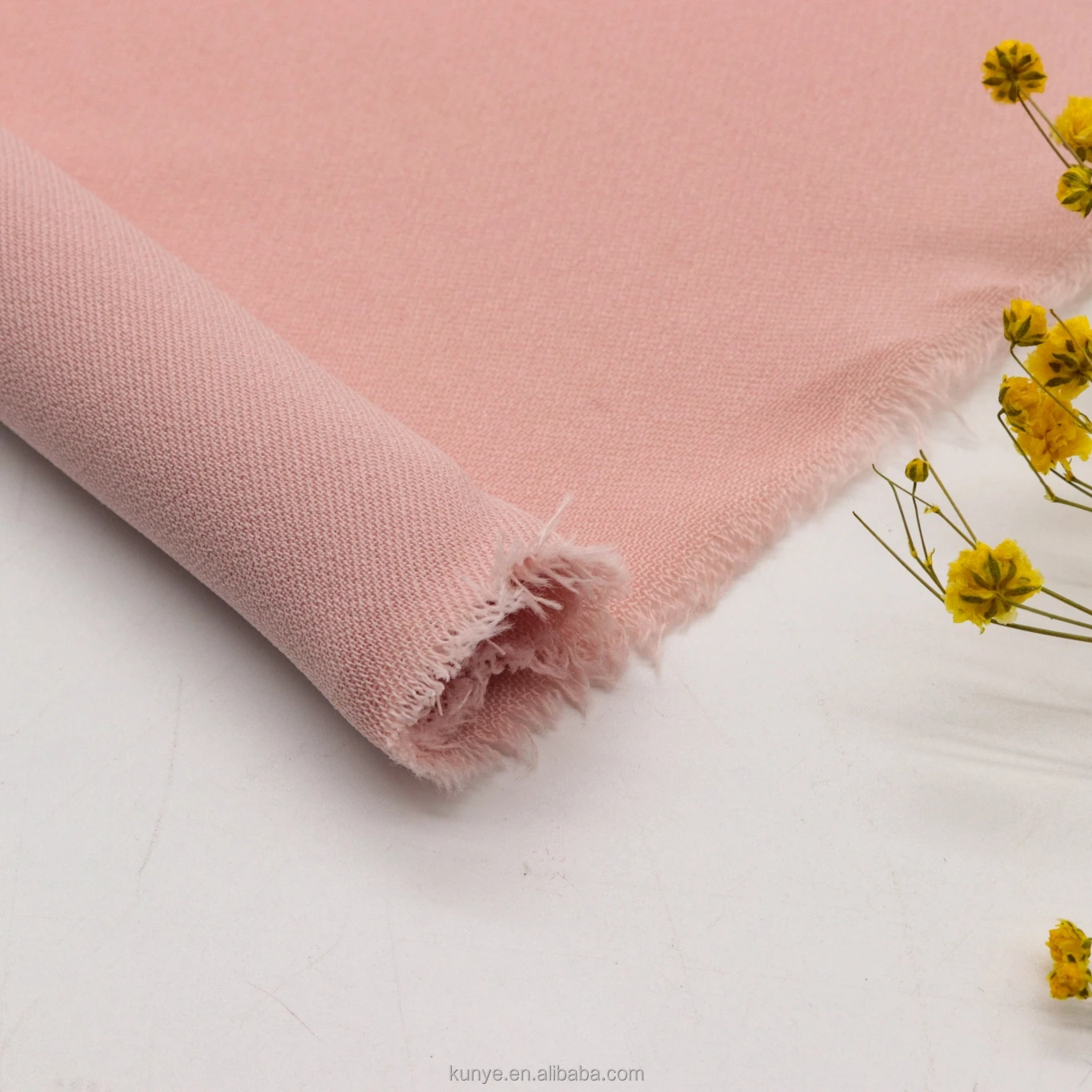 KUNYE organic eco medium weight NAIA acetate twill fabric for office wear