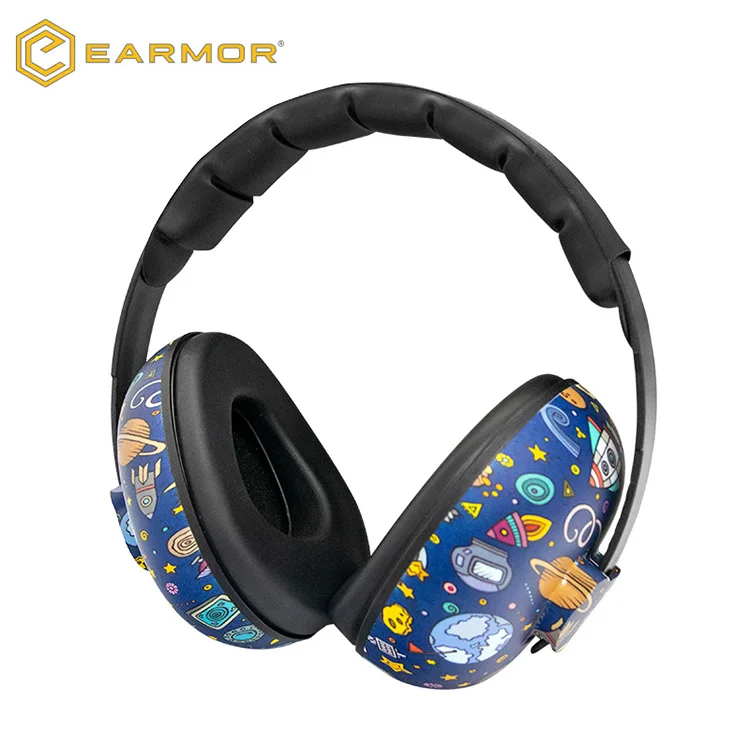 EARMOR K01 Space Dark special design, maximum for mowing, Kids Lightweight Hearing headphone baby comfort protectoror