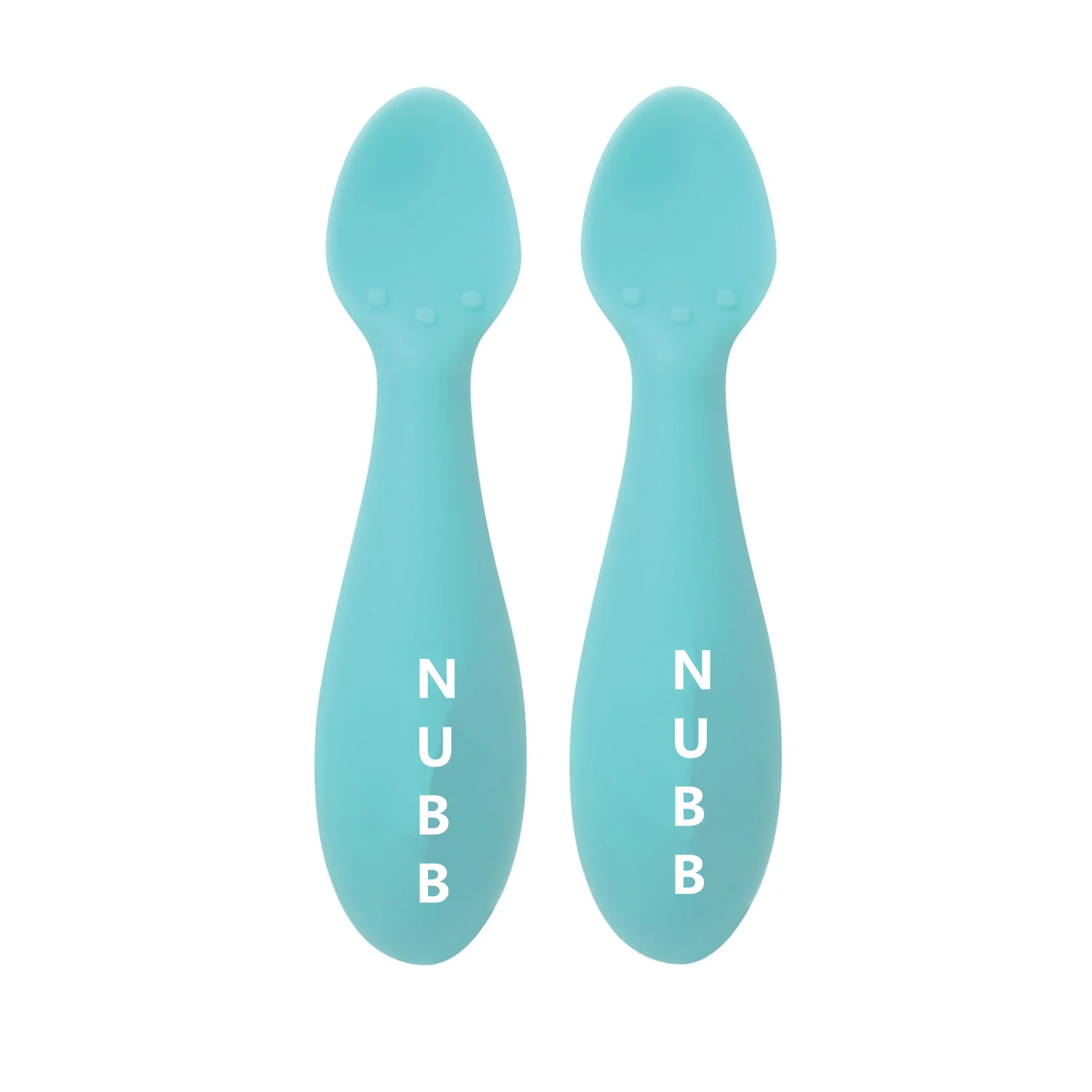 Customized BPA Free 100% Safe Eco-friendly Toddler Utensils Feeding Soft-Tip Silicone Training Spoons for Baby Led Weaning