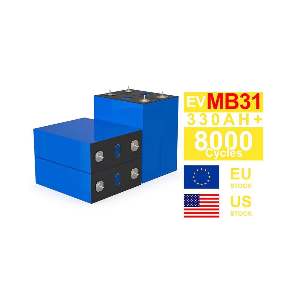 Poland EU Stock LiFePO4 Cell MB31 314Ah 3.2V 8000 Time Cycles Real Capacity 330Ah Lithium Ion Batteries