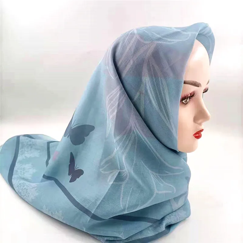 Японский хлопковый большой квадратный шарф высокого качества