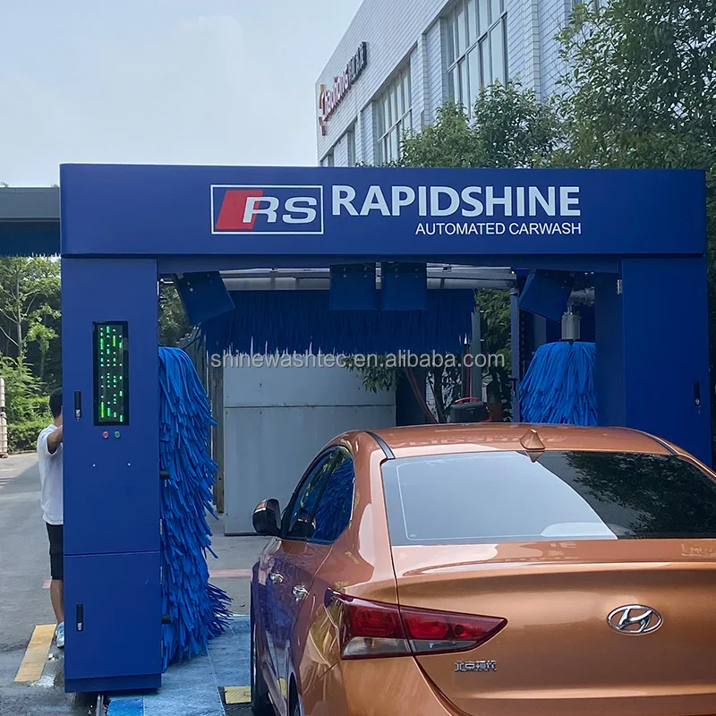 Shinewash Электрический привод сквозь Роликовые Машины Для Мойки автомобиля автоматическая машина высокого давления/Оборудование для мойки