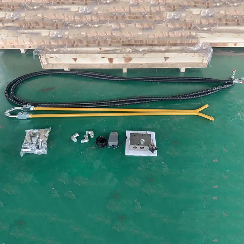 Backhoe loader auxiliary piping kits Hydraulic hose kit for rock breaker