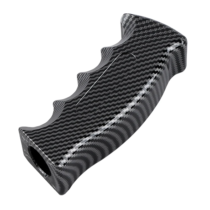 Universal Carbon Look Knife Shape Resin Handle Car Gear Shift Knob available custom logo