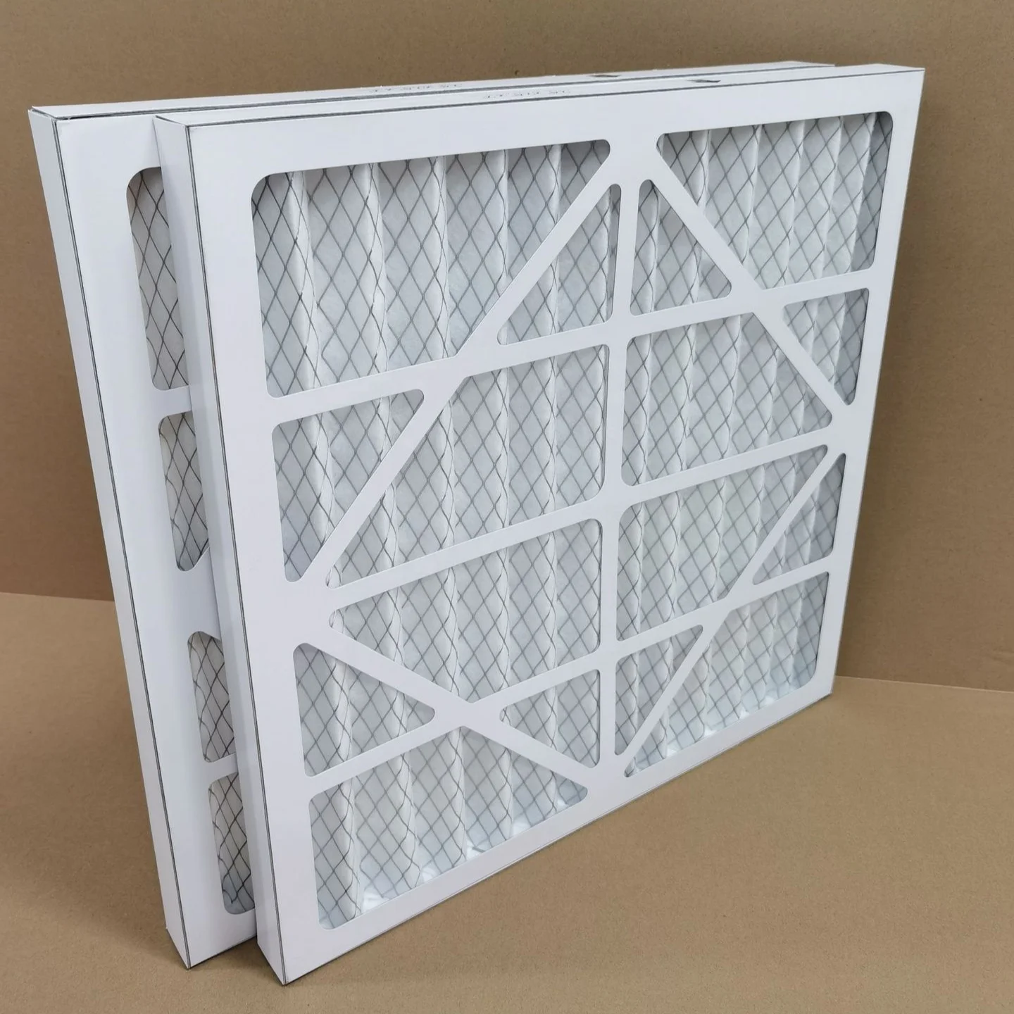 Customized size merv 13 20x20x2 Paper cardboard frame pleated air furnace ac filter