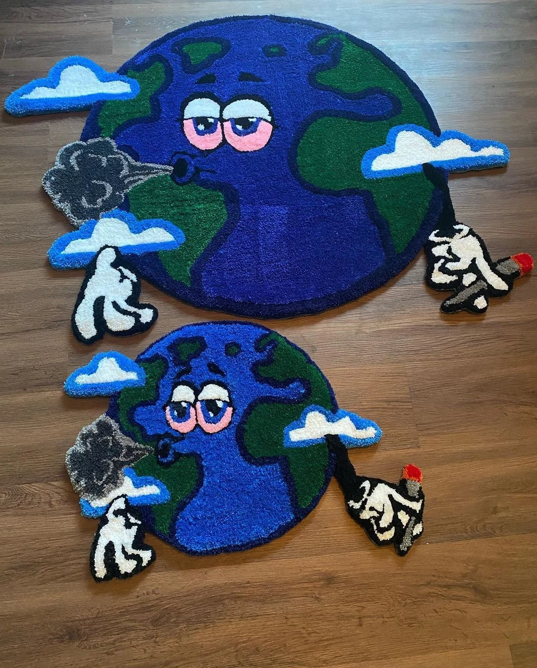 3 D printed tufted carpet Designer game CD custom carpets    rug and rugs  for living room decoration