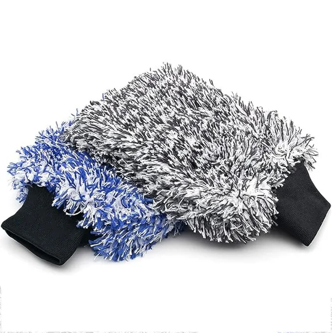 FF2603 Wholesales Microfiber Car Wash Mitt Drying Towel Scratch Lint Free Cleaning Cloth Microfiber Car Wash Mitt