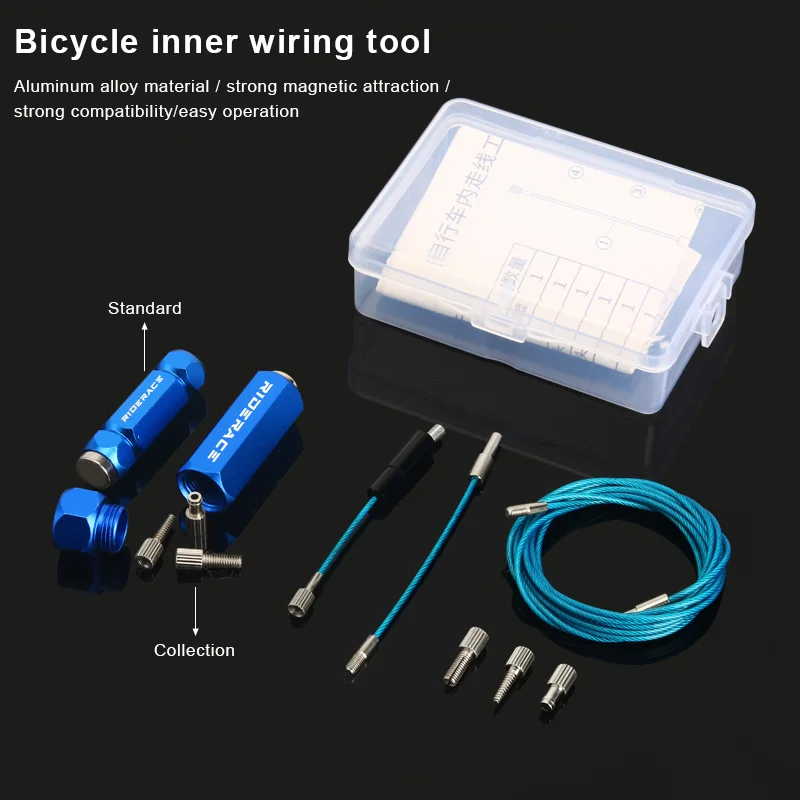 RIDERACE Internal Cable Routing Tool Kit Bike Shift Cable Hydraulic Wire Inner Cable Guide For Frame Derailleur Thread Passage