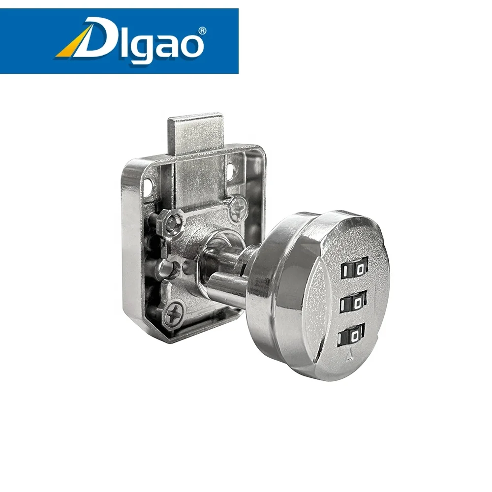 Hot Sell Zinc Alloy Safe Lock Furniture 3 Digital Combination Lock for Drawer