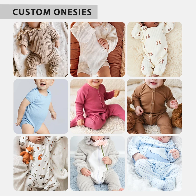 GDTEX Custom GOTS Organic Cotton new design baby gift set Newborn sleepwear baby onesie 100% Cotton baby clothes set for 0-1y