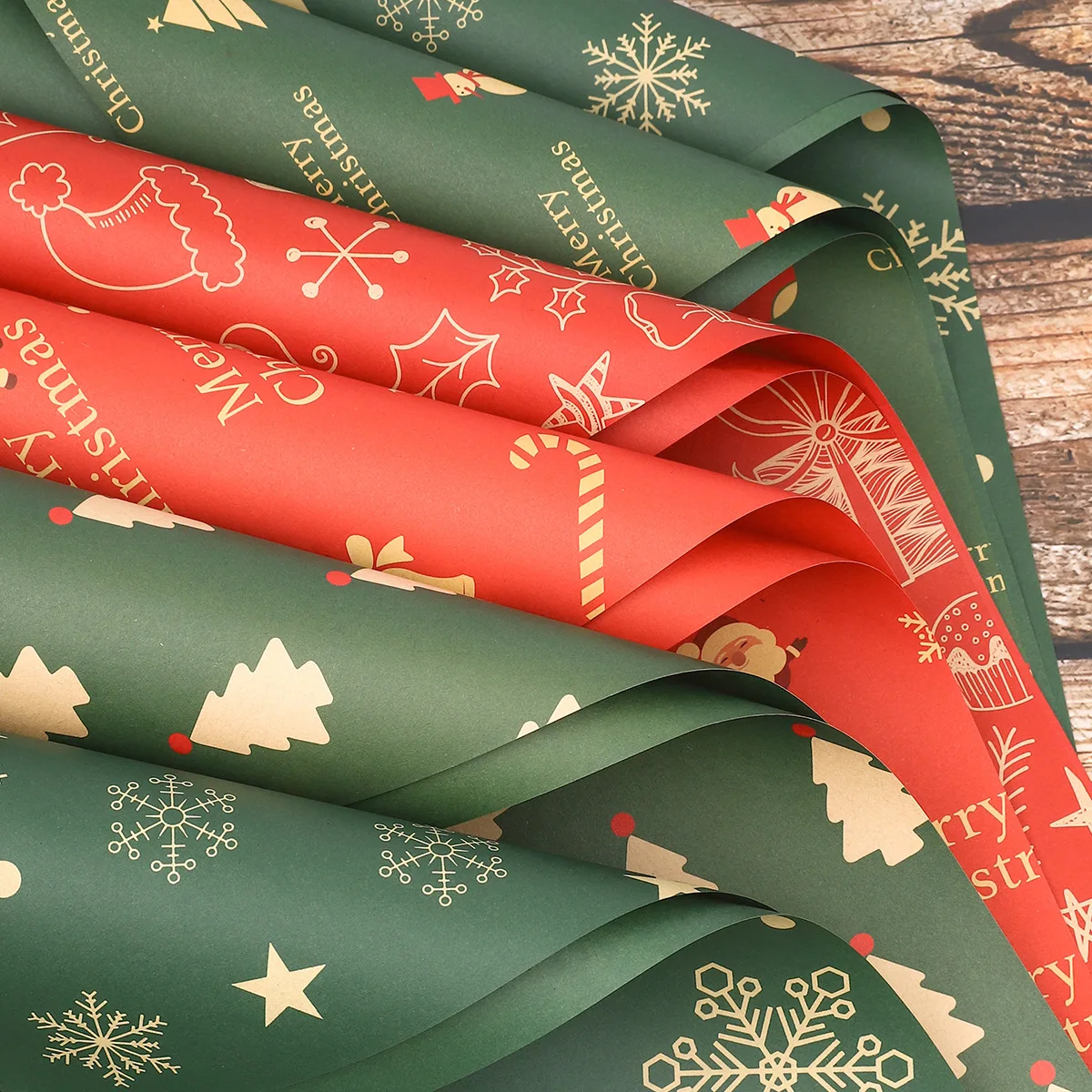 MSD Recyclable Birthday Wrapping Paper Sheets Kid-Friendly Gift Wrap for Bouquets for Birthdays