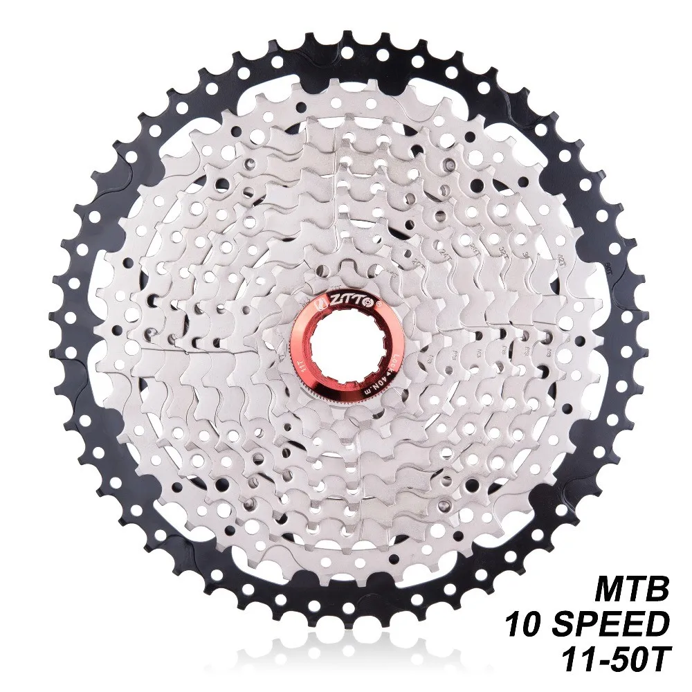 
Mountain Bike Cassette 10 Speed 11-50T Freewheel for K7 XT SLX XO X0 X9 X7 Bicycle Parts 