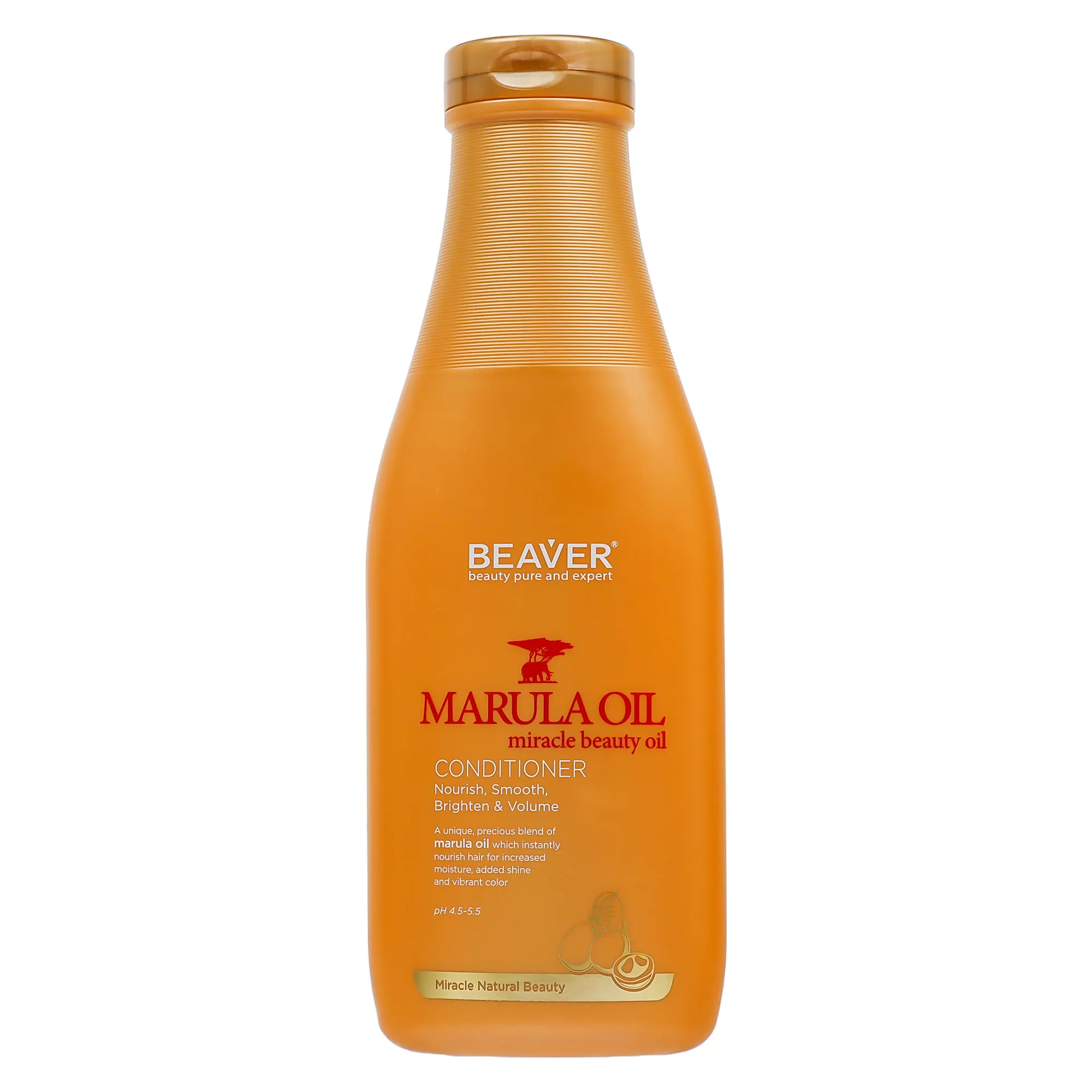 Beaver Hot Selling Anti-Frizz Moisturizing Shiny Nourishing Marula Oil Shampoo and Conditioner for Dry Damaged Hair