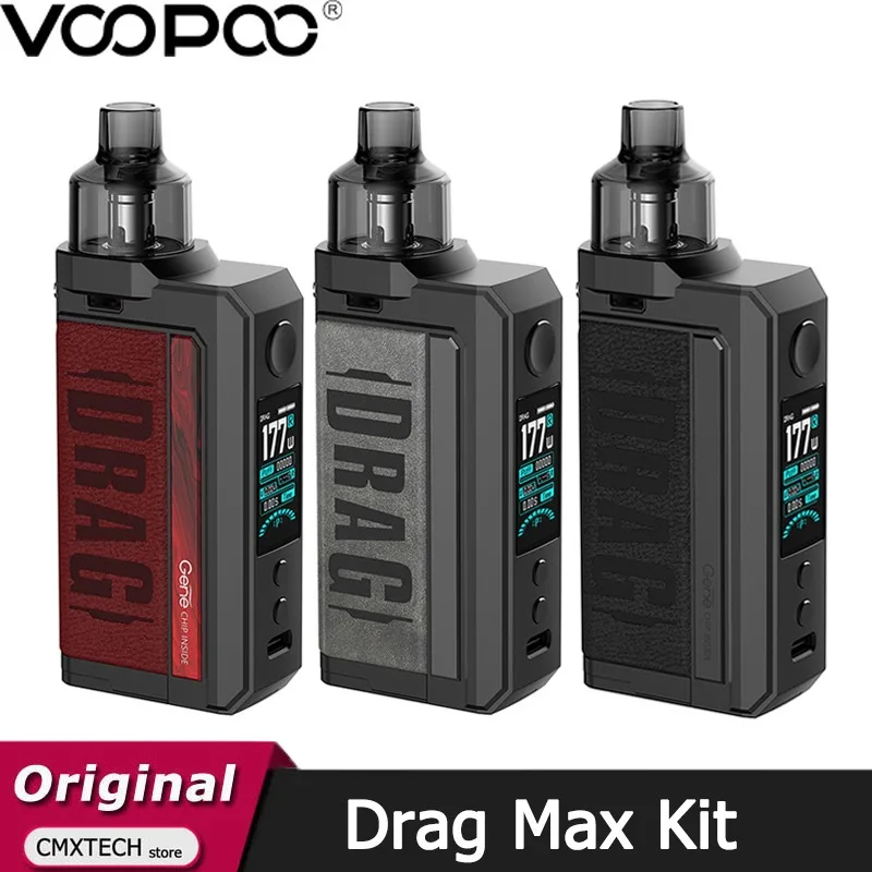  Предзаказ VOOPOO Drag Max Kit 177W Box MOD & 4 5 ml Pnp MTL Pod Tank подходит для катушек PnP электронная сигарета испаритель VS X/Gen