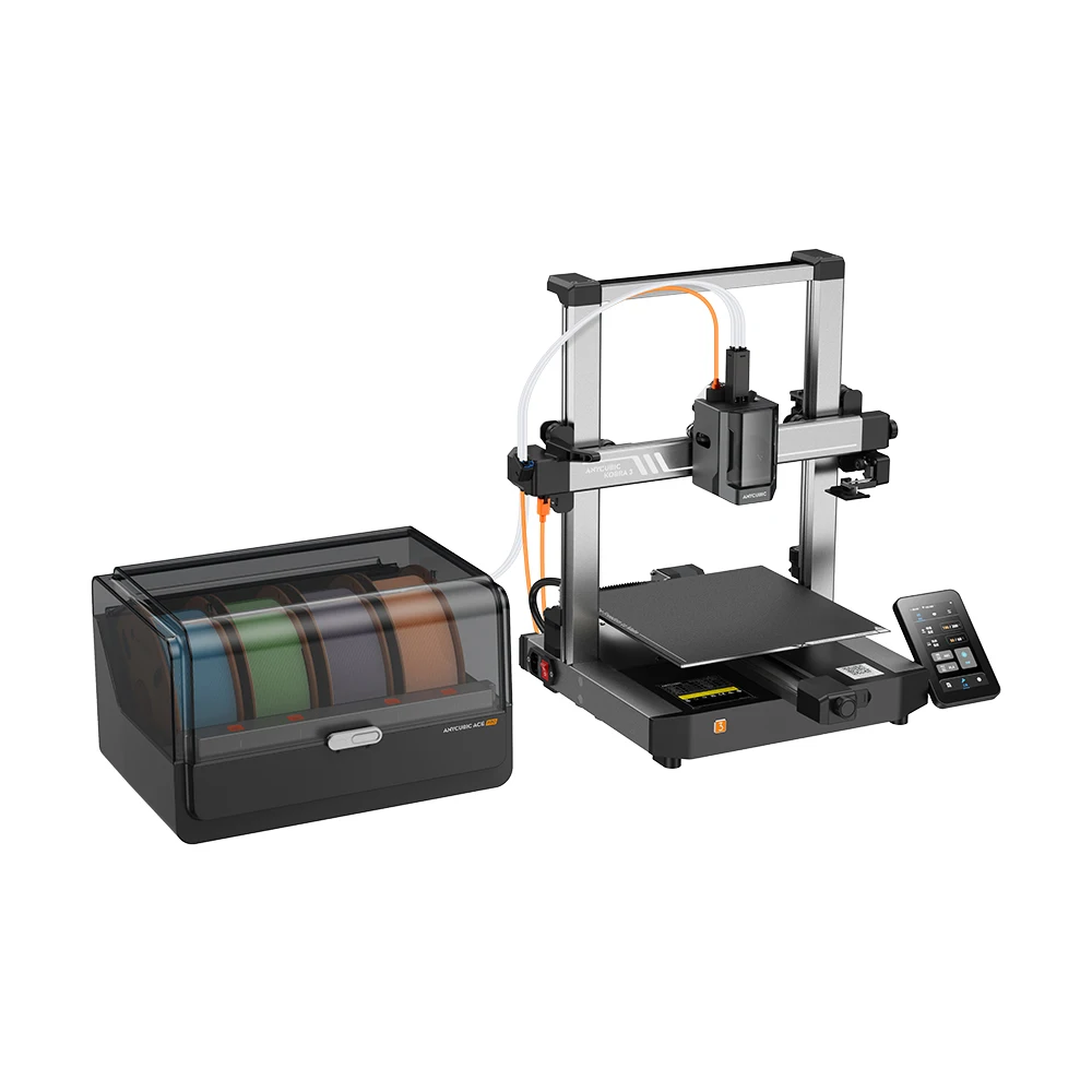 Anycubic Kobra 3 Combo fdm 3d printer with multi colors Printing Size 260*250*250mm