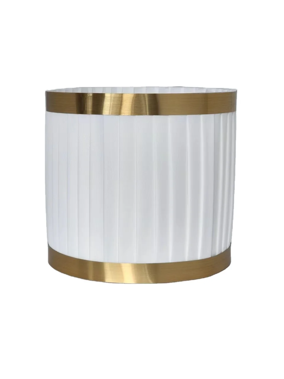 Hardback Drum Pleated Texture Spider Fitter Lampshade Decor for Light Cover Antique lamp shade design Pleated fabric Lamp