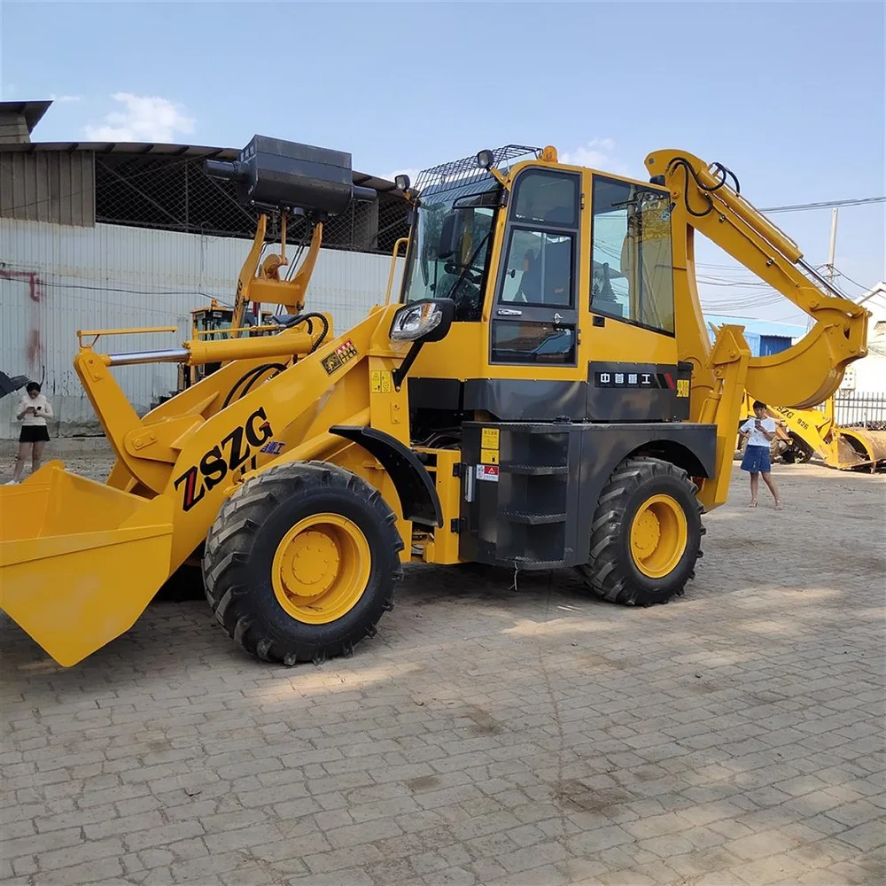 Compact size good price Backhoe Loader for earth moving