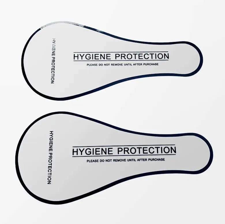 Custom Biodegradable Self Adhesive Vinyl Clear Bikini Underwear Swimwear Hygiene Protection Stickers