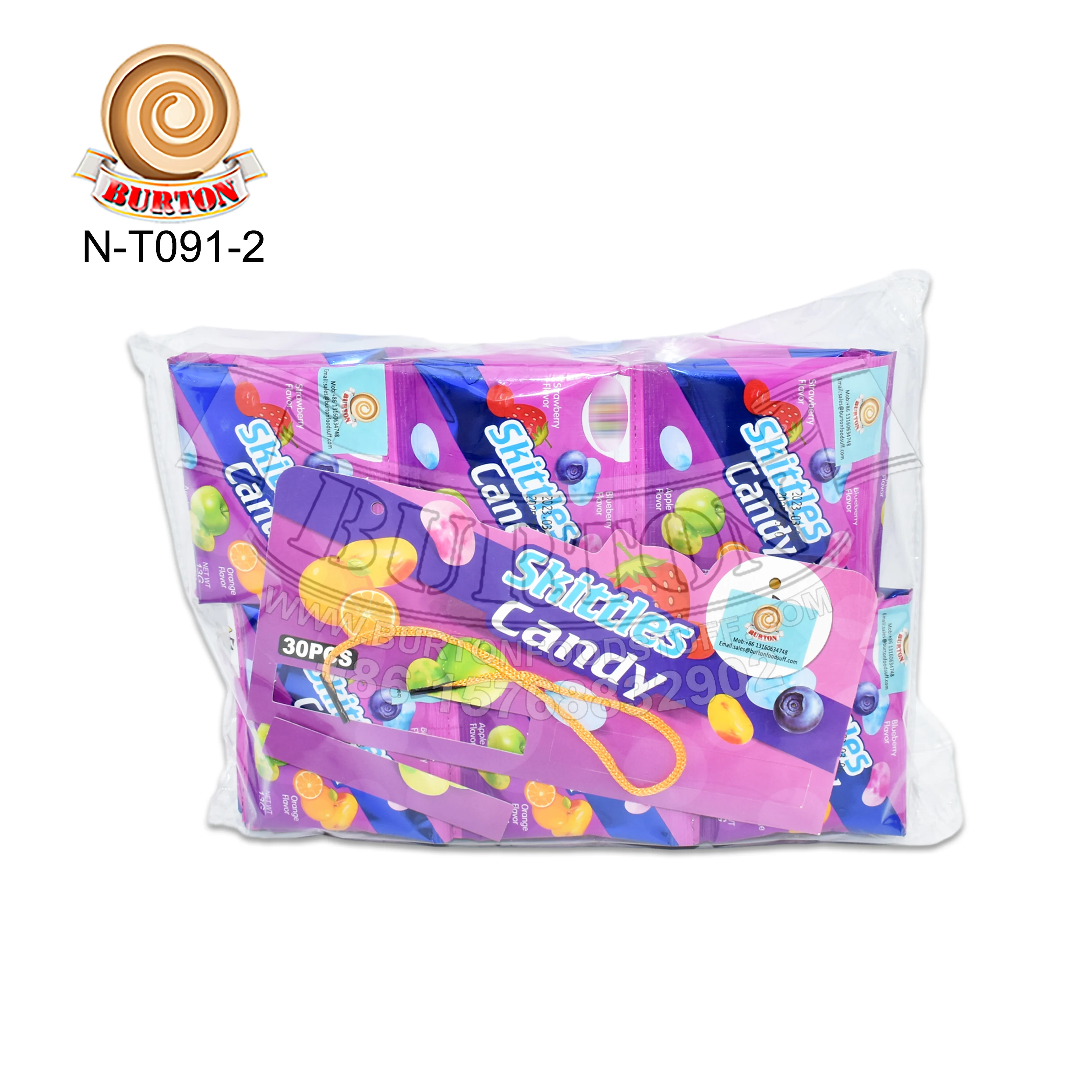 Оптовая продажа подвесная доска фруктовый вкус желейные бобы красочные мягкие конфеты