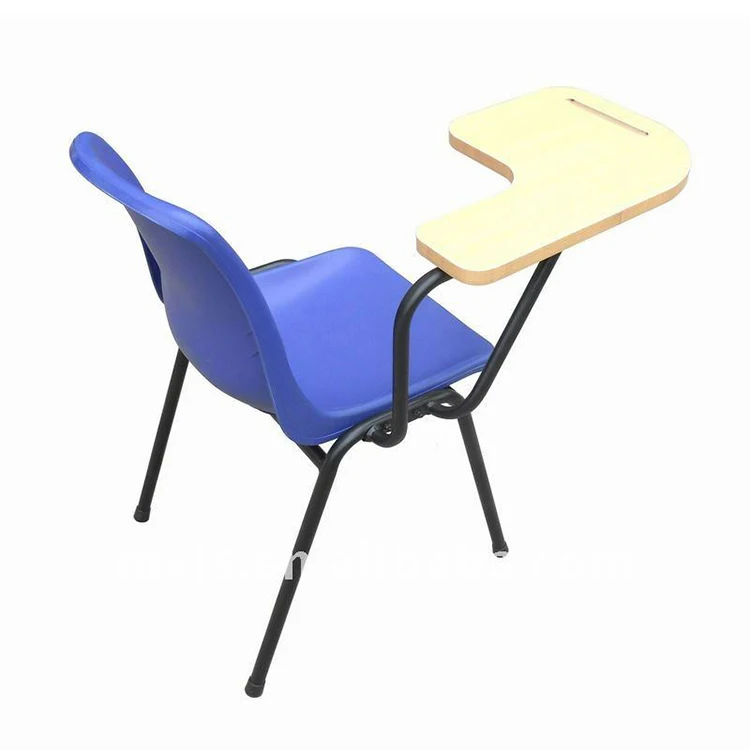 
School Training Room Plastic Chairs Student Study Chair With Tablet 