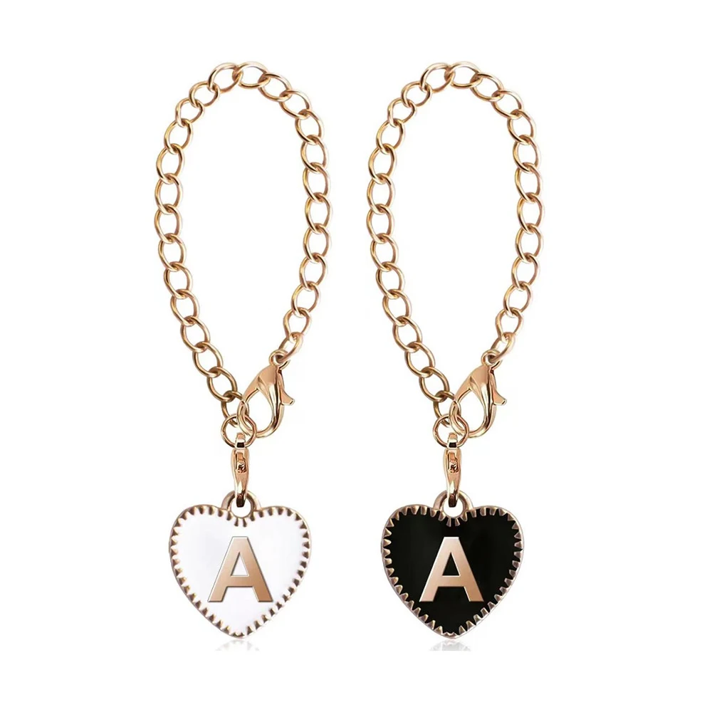 Оптовая продажа новых подвесных аксессуаров с 26 английскими буквами любовь брелки и подвески