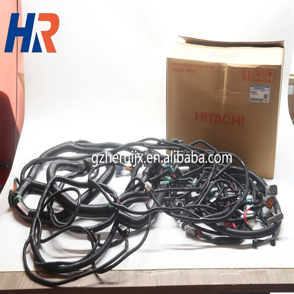 Original Excavator Electrical Parts External wiring harness 0006004 For ZX225US-3