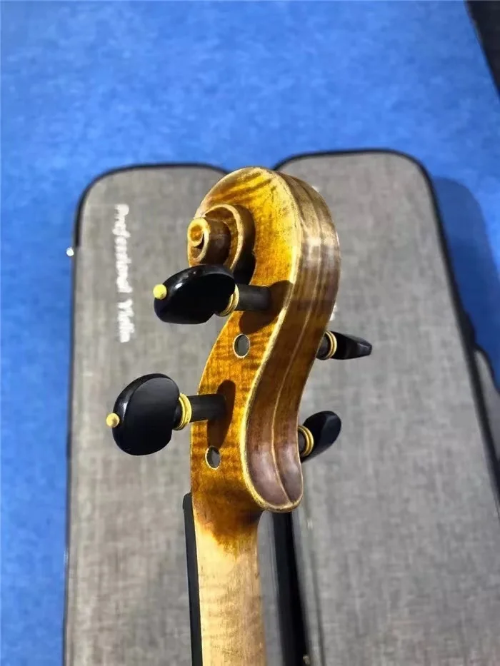 Professional Factory Spruce Flame Antique 4/4 Student Violin