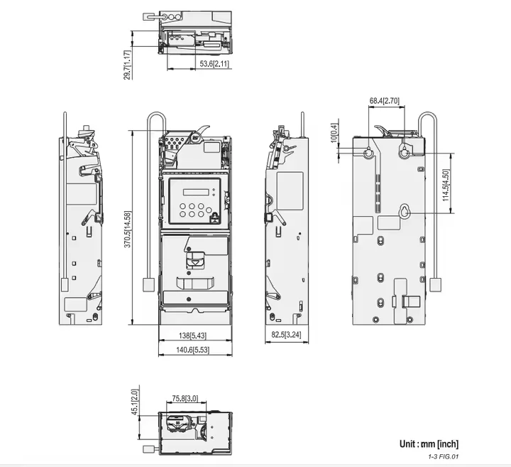 ICT CC6100 Coin Changer Currency Detector Product Category