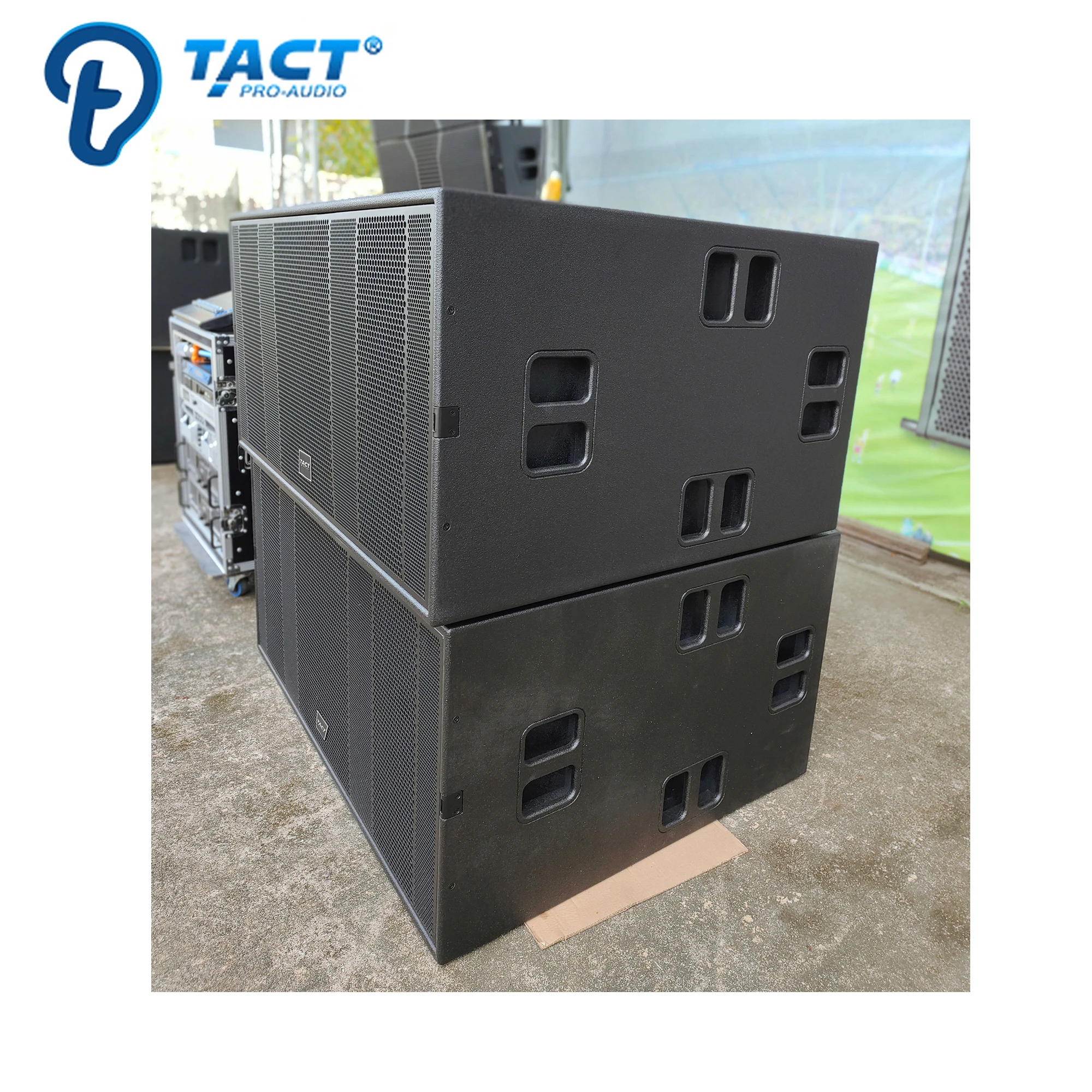 High power 3400W sound equipment dual 18 inch  professional sound subwoofers