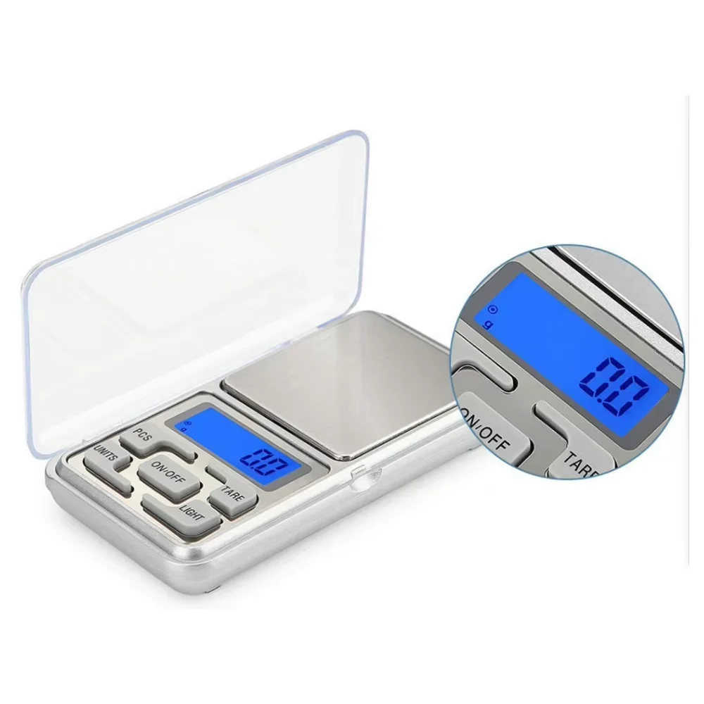 Changxie Factory 0.01g Clear Digital Portable Light weight Jewelry Weight Gram Balance Accurate Mini digital Pocket Scale 500g